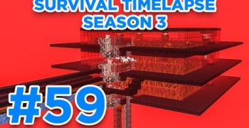  WITHER SKELETON SKULL FARM! | Minecraft Survival Timelapse Season 3 Episode 59 | GD Venus